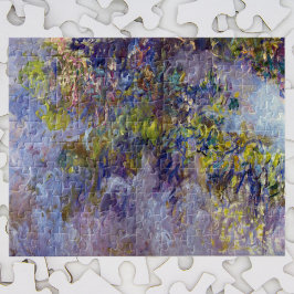Blauwe regen (linkerhelft) door Claude Monet Legpuzzel