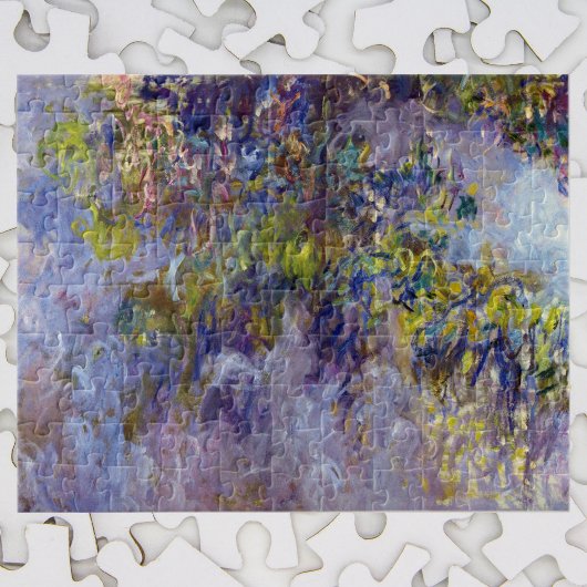 Blauwe regen (linkerhelft) door Claude Monet Legpuzzel