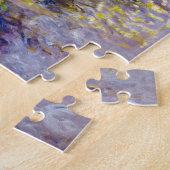 Blauwe regen (linkerhelft) door Claude Monet Legpuzzel (Zijkant)