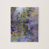 Blauwe regen (linkerhelft) door Claude Monet Legpuzzel (Verticaal)