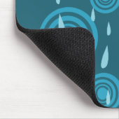 Blauwe regen muismat (Hoek)