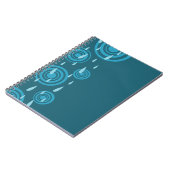 Blauwe regen notitieboek (Linkerzijde)