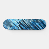 Blauwe regen persoonlijk skateboard (Horizontaal)