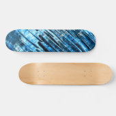 Blauwe regen persoonlijk skateboard (Horizontaal)