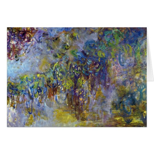 Blauwe regen (rechterhelft) door Claude Monet (Voorkant Horizontaal)