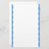 Blauwe regenbakkerij briefpapier (Voorkant / Achterkant)