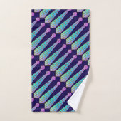 Blauwe Regenboog Decorative Ontwerper  Bad Handdoek (Handdoek)