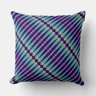 Blauwe Regenboog Diagonale Ontwerper Kussen