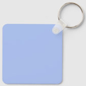 Blauwe regenboog met bloem sleutelhanger (Achterkant)