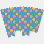 Blauwe regenboogballonnen bedankdoosjes (Ongevouwen)