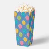 Blauwe regenboogballonnen bedankdoosjes (Popped)