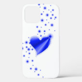 Blauwe regenboogkunst met sterren Case-Mate iPhone case (Achterkant)