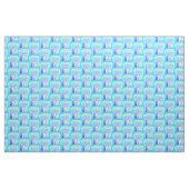 Blauwe regenboogliefde waterverf stof (Yard (91,4 cm))