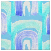 Blauwe regenboogliefde waterverf stof (Close Up)