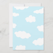 Blauwe regenboogwolken Laten we het Afstuderen vie Kaart (Achterkant)