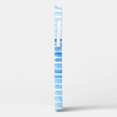 Blauwe regendruppels: Waterverf naadloos Abstract Case-Mate iPhone Case (Achterkant / Links)