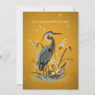 Blauwe Reiger Aanpasbare Kaart