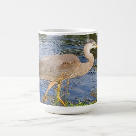 Blauwe reiger koffiemok (Center)
