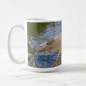 Blauwe reiger koffiemok (Links)
