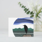 Blauwe reiger - Pacific Northwest Briefkaart (Staand voorkant)