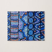 Blauwe reis puzzel (Horizontaal)