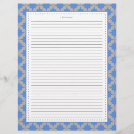 Blauwe Retro Star - Aanvullende pagina's