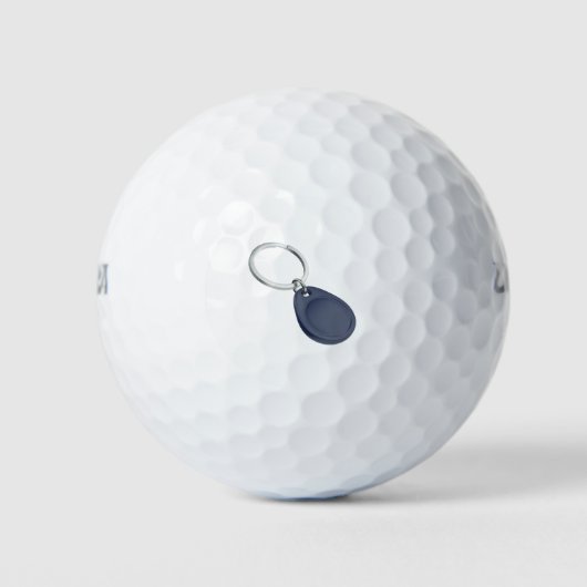 Blauwe RFID-sleutelfob Golfballen (Voorkant)