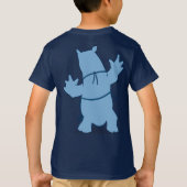Blauwe Rhino "Rhino" jongens T-shirt (Achterkant)