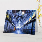 BLAUWE RIALTO Jumbo Wenskaart Kaart (Gele Bloem)