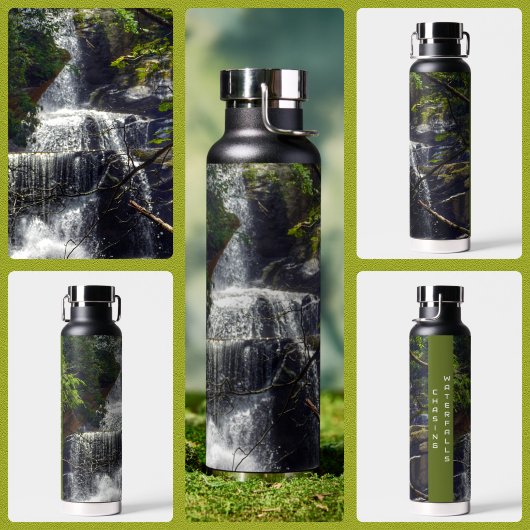 Blauwe Richel Bergen Waterval Waterfles