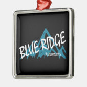 Blauwe Richel Gebergte Metalen Ornament (Links)