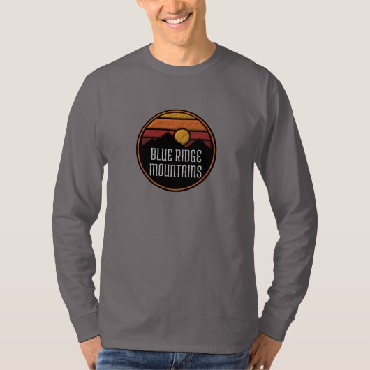 Blauwe Richel Gebergte T-shirt (Voorkant)