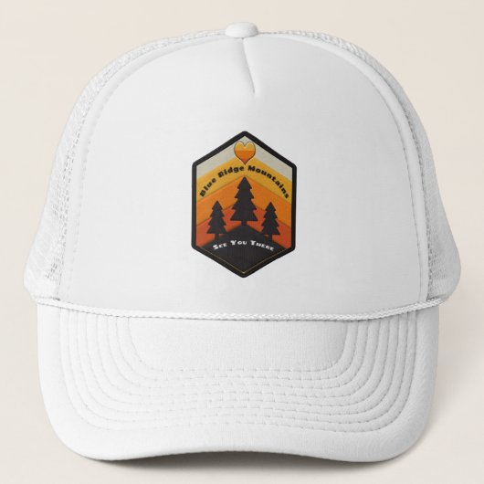 Blauwe Richel Gebergte    Trucker Pet (Voorkant)