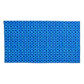 Blauwe riet kussensloop (Achterkant-Rechts)