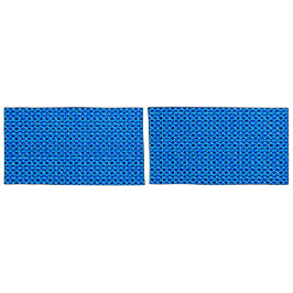 Blauwe riet kussensloop