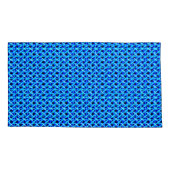 Blauwe riet kussensloop (Achterkant-Links)