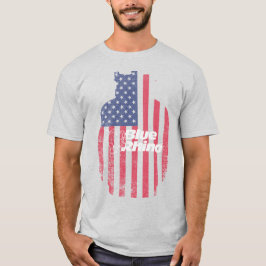 Blauwe Rijn "Amerikaanse tank" (kleur) T-shirt