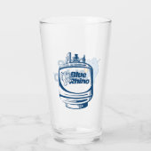 Blauwe Rijn Glas (Achterkant)
