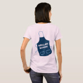 Blauwe Rijn "Grilling Expert Apron" Vrouwen T-shirt (Achterkant volledig)