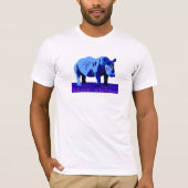 Blauwe Rijn met bril T-shirt (Voorkant)