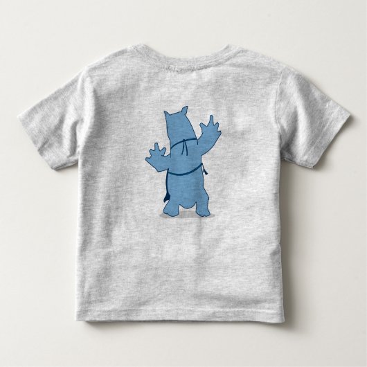 Blauwe Rijn "Rhino" Kinder Shirts (Achterkant)