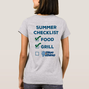 Blauwe Rijn "Summer Checklist" Vrouwen T-shirt