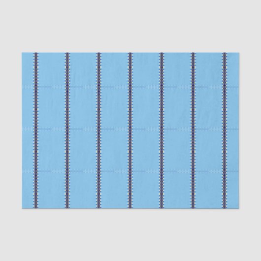 Blauwe Rimpel Tissuepapier (Voorkant)