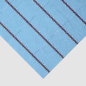 Blauwe Rimpel Tissuepapier (Detail)