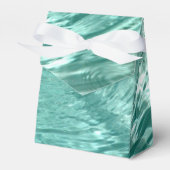 Blauwe rimpelingen golven Water druppels Favor Doz Bedankdoosjes (Voorkant Zijde)