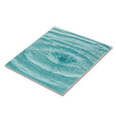 Blauwe rimpels water druppels Tegel Tegeltje (Zijkant)