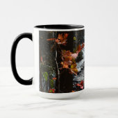 Blauwe ringbergen Triple Herfst NC Fotografisch Mok (Links)