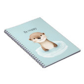 Blauwe Rivier Lieve Otter Notitieboek (Rechterzijde)