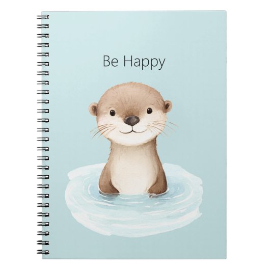 Blauwe Rivier Lieve Otter Notitieboek (Voorkant)