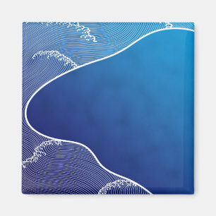 blauwe rivier magneet